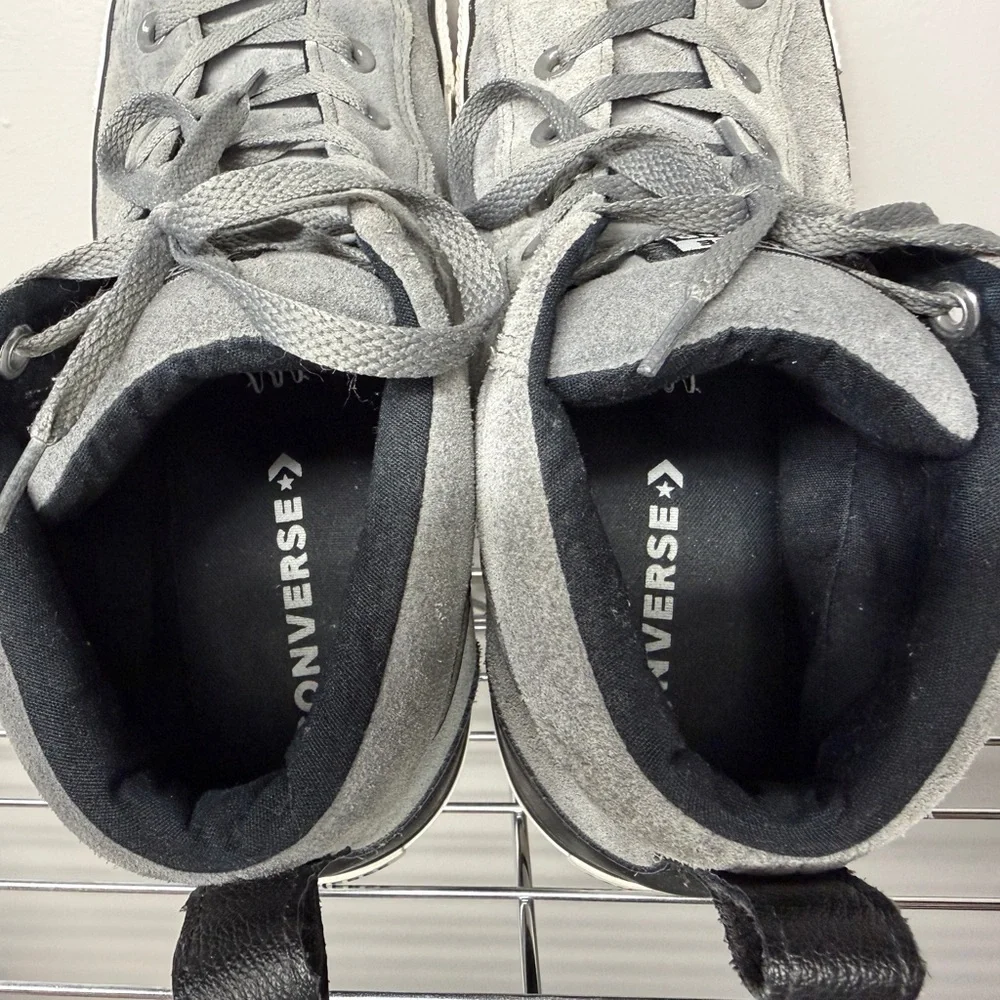 Converse Gray Suede Men's Sneakers - Picture 6 of 6